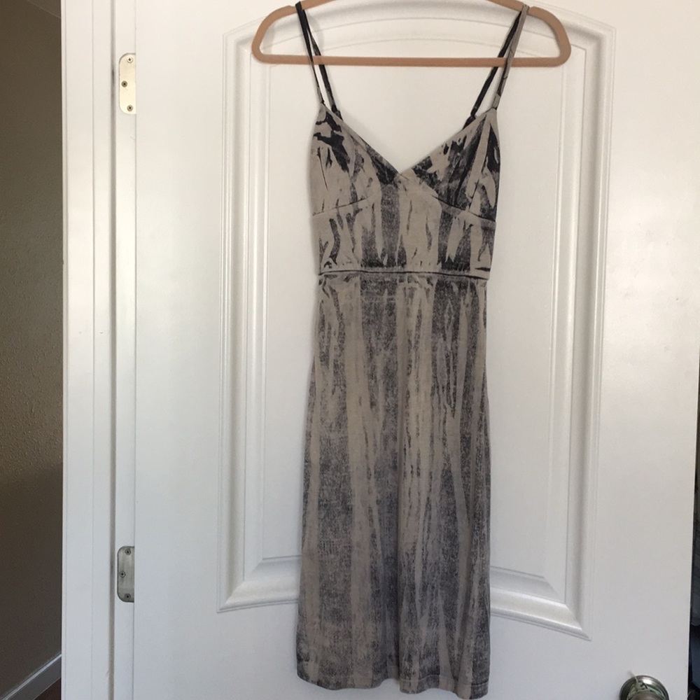 Grey/black faded tight dress. Size small.